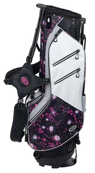 U.S. Kids Golf TS6-63 (160cm) bolsa stand junior, pink paint splatter