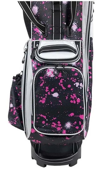 U.S. Kids Golf TS6-63 (160cm) bolsa stand junior, pink paint splatter