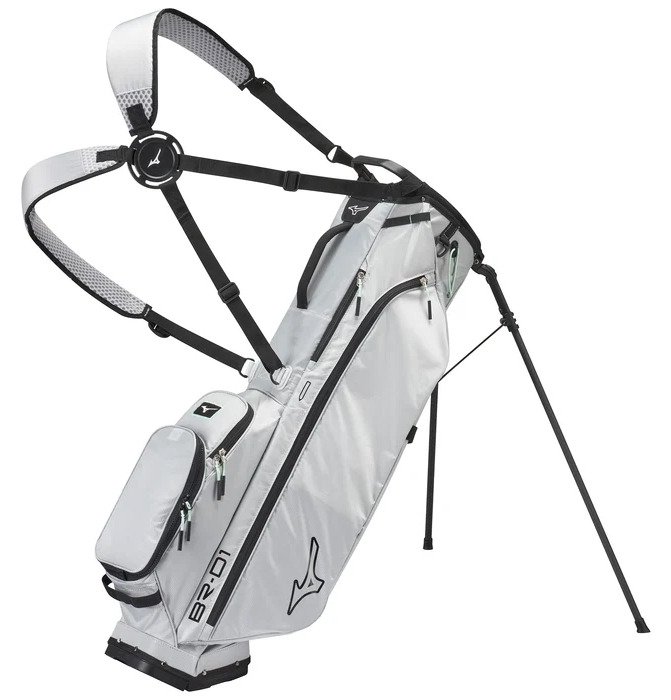 Mizuno BR-D1 stand bag, gris claro