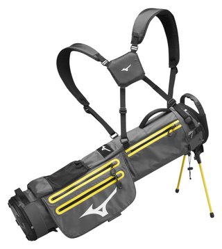 Mizuno BR-D2 stand bag, gris/amarillo