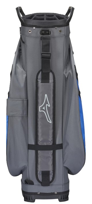 Mizuno 26 BR-D4 cart bag, azul brillante/gris