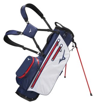 Mizuno BR-DRI stand bag, azul marino/rojo