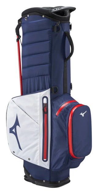 Mizuno BR-DRI stand bag, azul marino/rojo