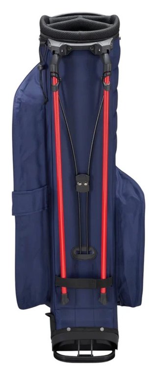 Mizuno BR-DRI stand bag, azul marino/rojo