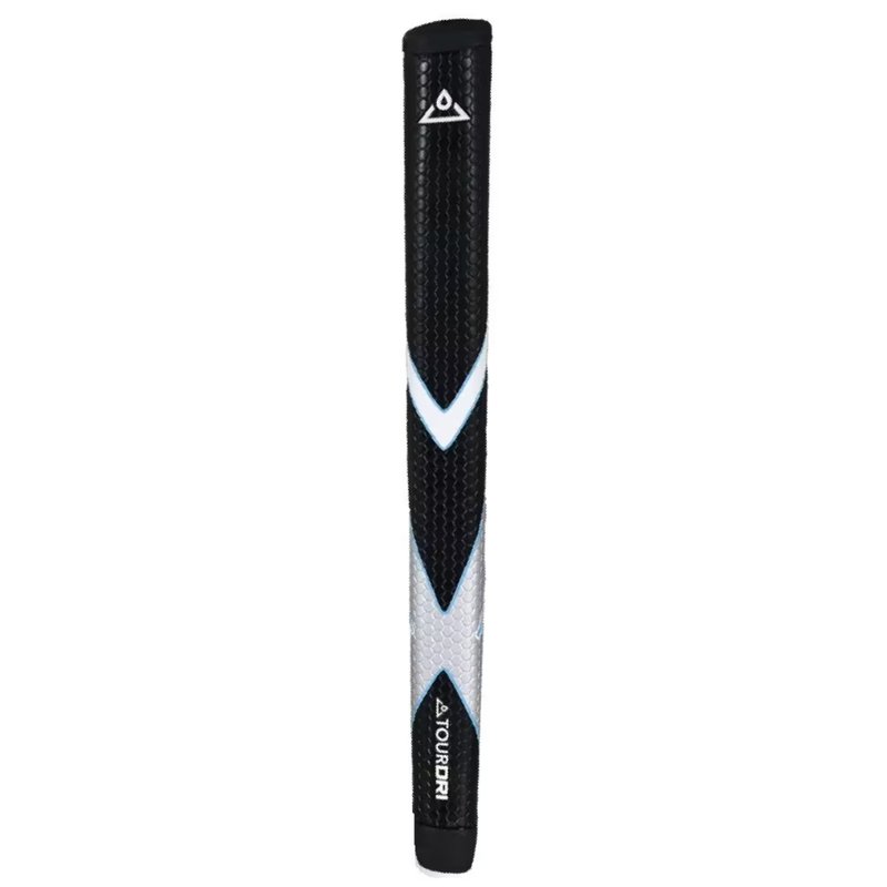 TourDri Midsize PU Putter Grip Black/Silver/Blue