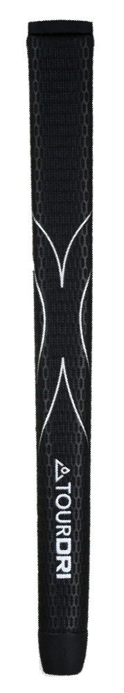 Masters Golf TourDri grip de putter, negro/plata