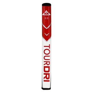 Masters Golf TourDri Flat Putter grip 2.0, rojo/medium flat