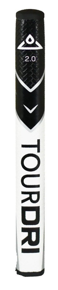 Masters Golf TourDri Flat Putter grip 2.0, negro/medium flat