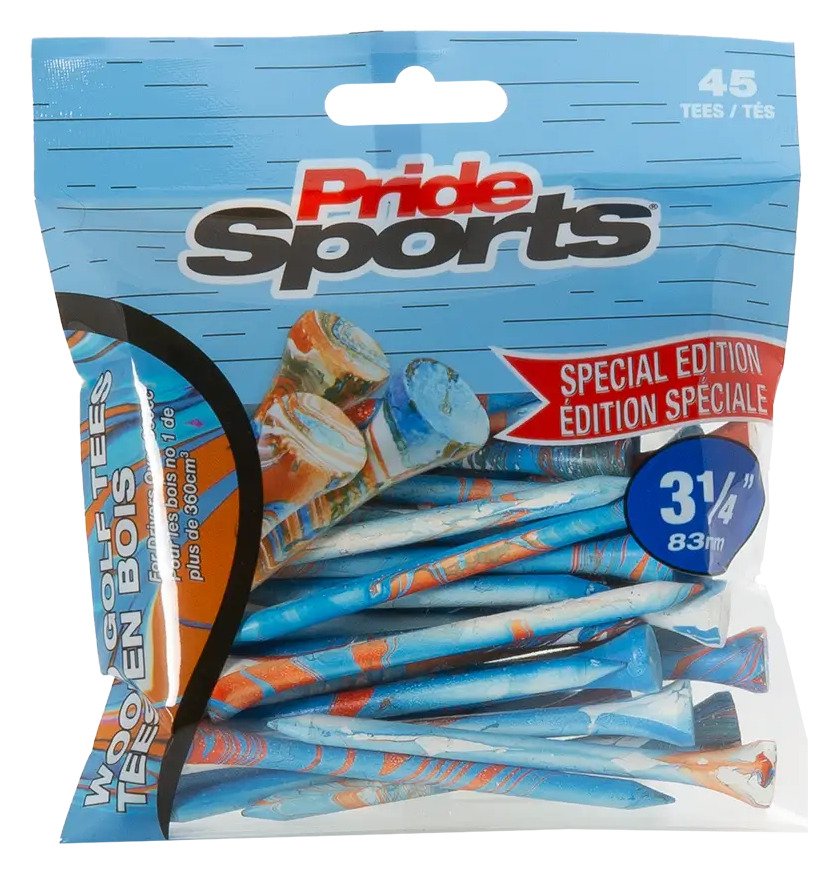 Pride Sports Special Edition Paint Splatter tees 83 mm (3 1/4"), azul/naranja