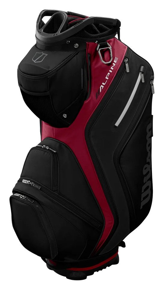 Wilson Alpine cart bag, negro/rojo