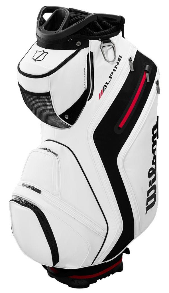 Wilson Alpine cart bag, blanco/negro