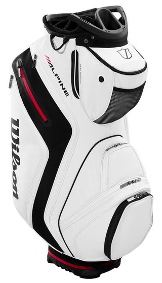 Wilson Alpine cart bag, blanco/negro