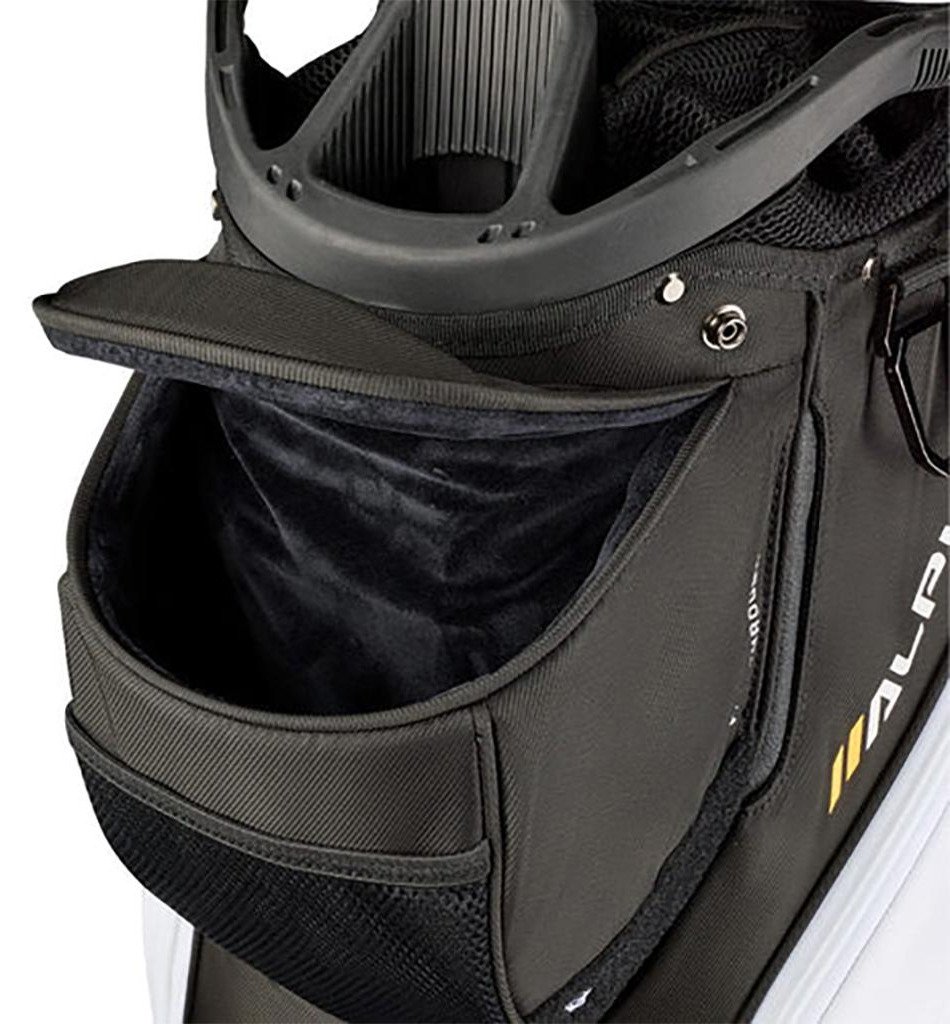 Wilson Alpine cart bag, negro/blanco/naranja