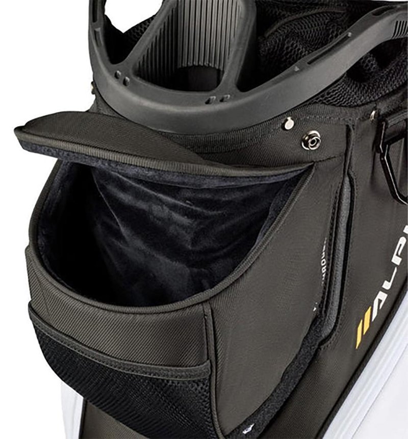 Wilson Alpine cart bag, negro/blanco/naranja