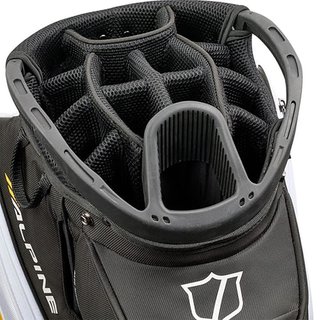 Wilson Alpine cart bag, negro/blanco/naranja