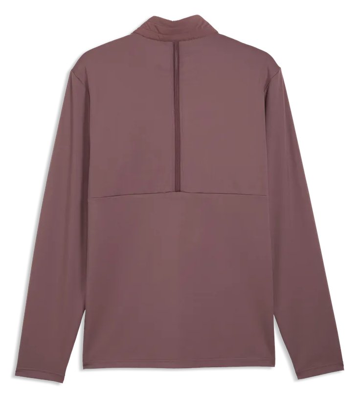 Puma Cloudspun Tech Hybrid 1/2 Zip chaqueta de hombre, rich cocoa