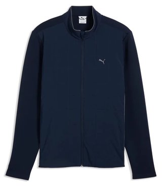 Puma Cloudspun Fleece Hybrid chaqueta de hombre, deep navy