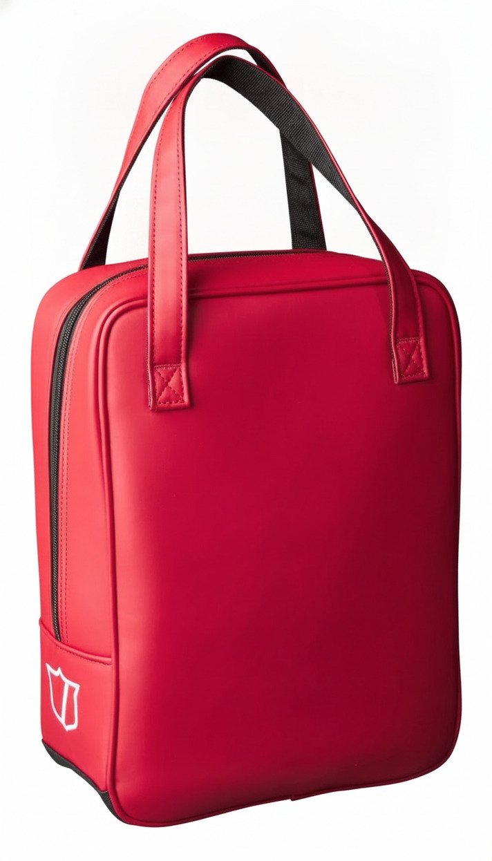 Wilson Practice bag 30" bolsa de práctica, rojo/blanco
