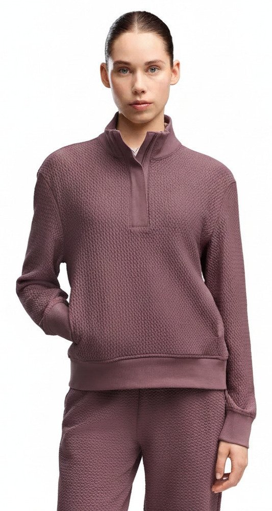 Puma Boulder 1/2 Zip sudadera de mujer, rich cocoa