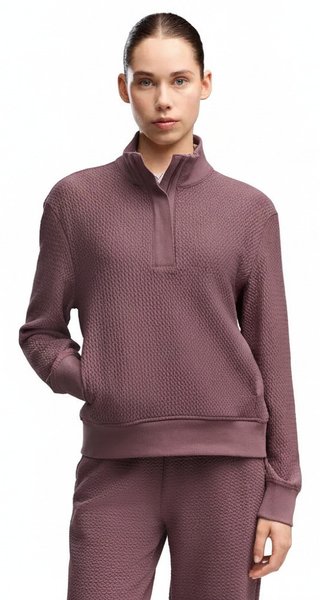 Puma Boulder 1/2 Zip sudadera de mujer, rich cocoa
