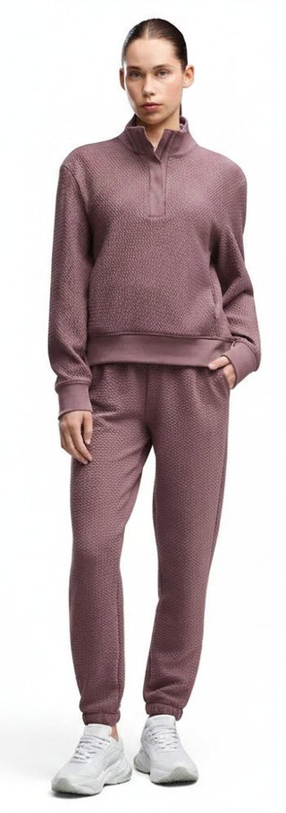 Puma Boulder 1/2 Zip sudadera de mujer, rich cocoa