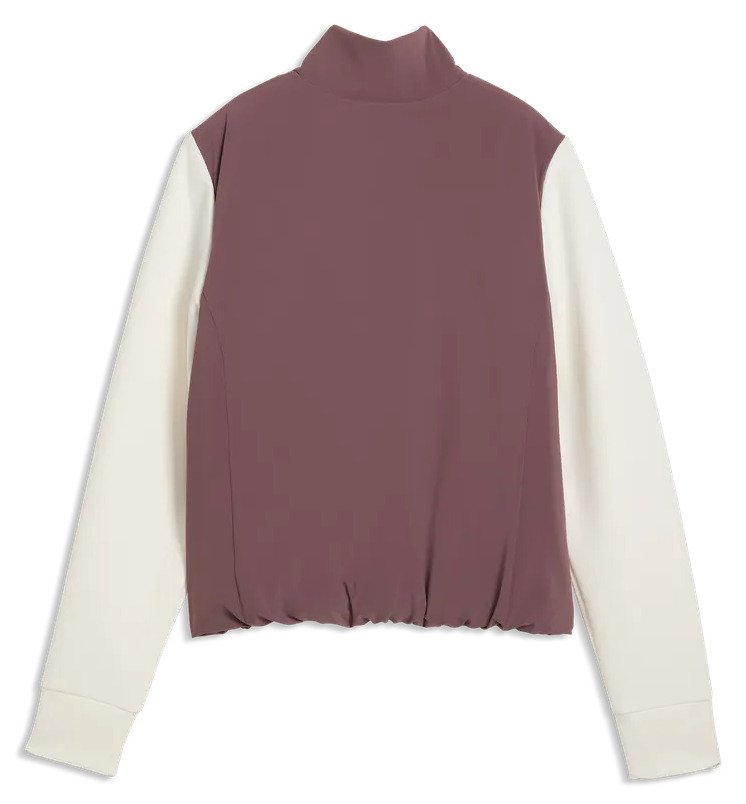 Puma Cloudspun Fleece Hybrid chaqueta de mujer, rich cocoa/warm white