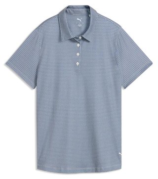 Puma Broken Links polo de mujer, deep navy