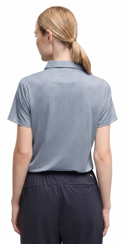 Puma Broken Links polo de mujer, deep navy