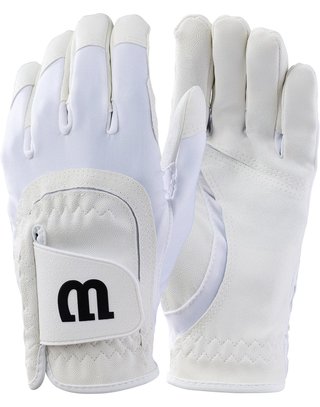 Wilson Junior guante de golf junior, blanco