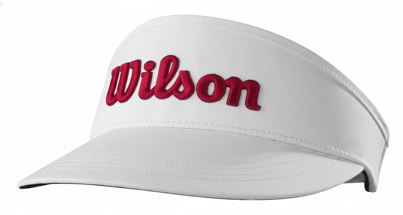 Wilson Tour visera, blanca/roja