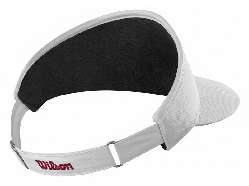 Wilson Tour visera, blanca/roja