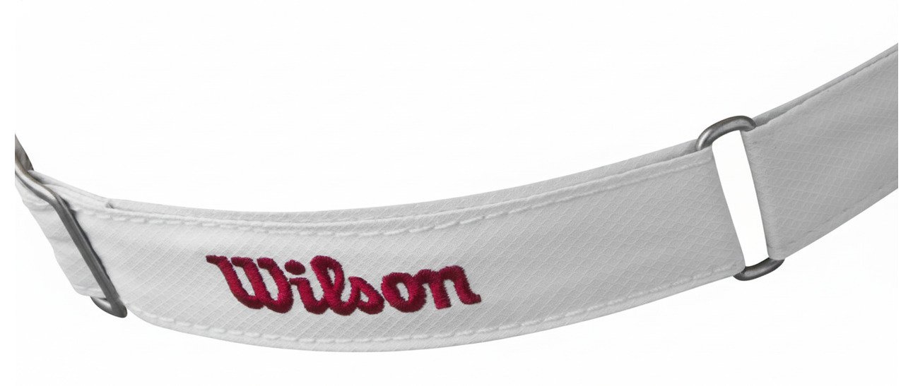 Wilson Tour visera, blanca/roja