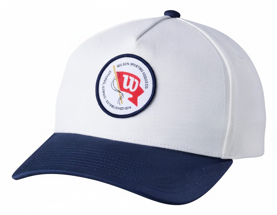 Wilson Vintage Patch gorra, blanco/marino