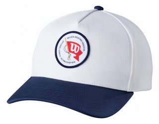 Wilson Vintage Patch gorra, blanco/marino