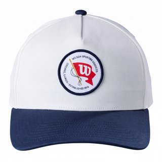 Wilson Vintage Patch gorra, blanco/marino