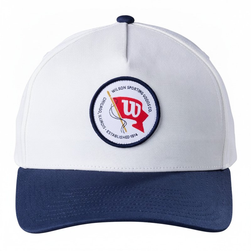 Wilson Vintage Patch gorra, blanco/marino