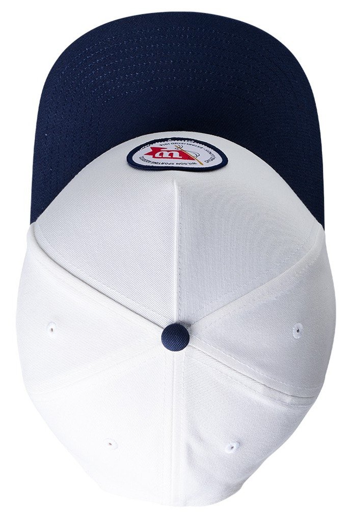 Wilson Vintage Patch gorra, blanco/marino