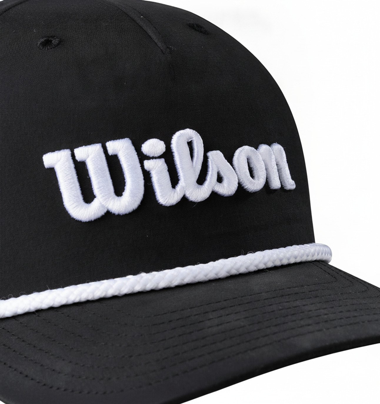 Wilson Rope cap 2026 gorra, negro/blanco
