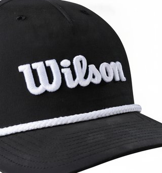 Wilson Rope cap 2026 gorra, negro/blanco