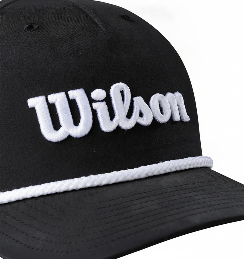 Wilson Rope cap 2026 gorra, negro/blanco
