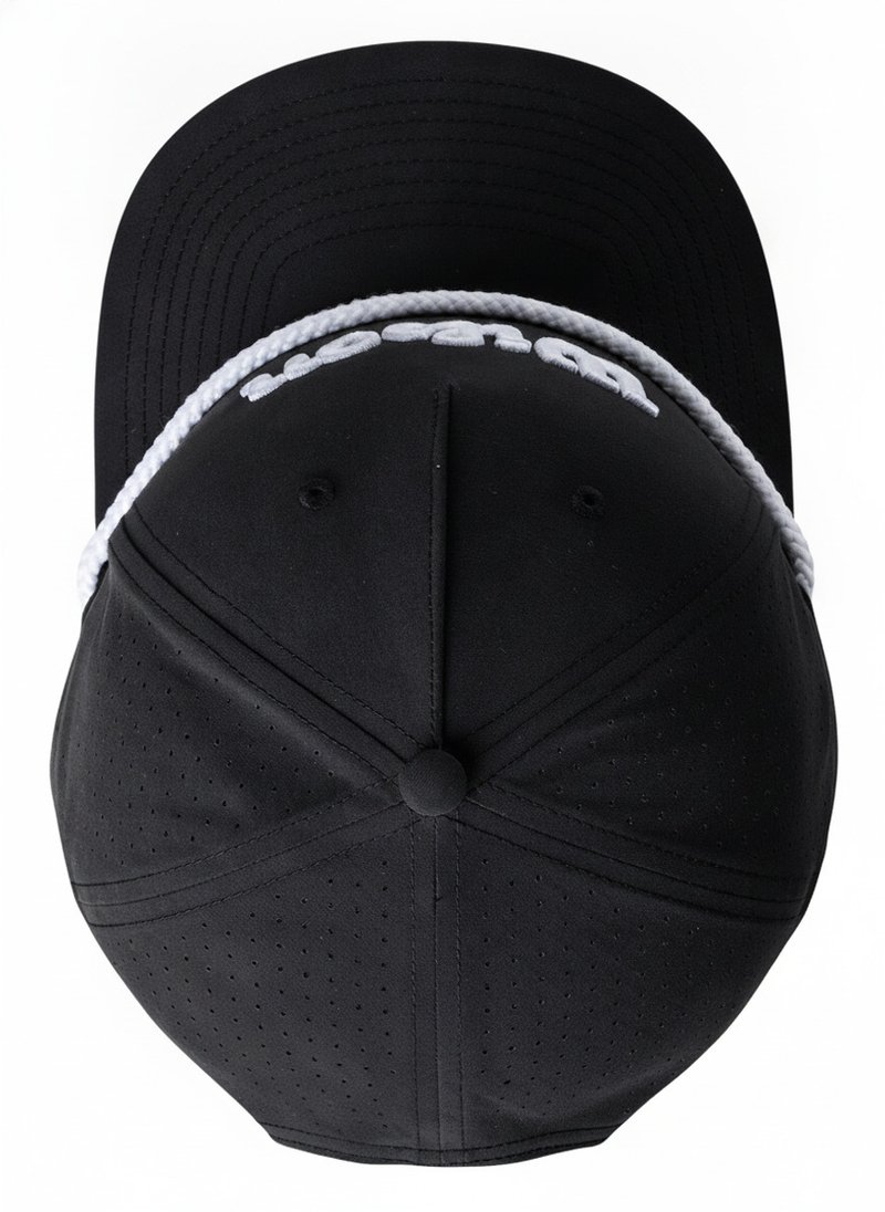 Wilson Rope cap 2026 gorra, negro/blanco