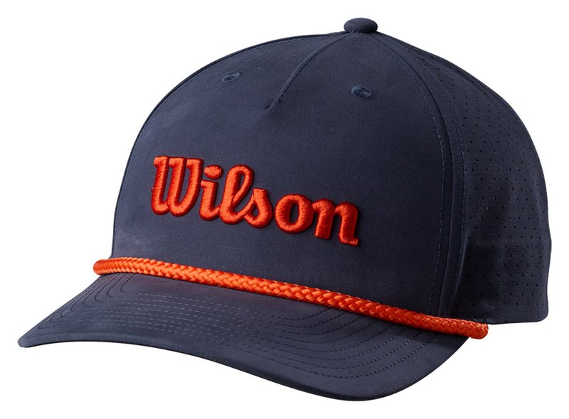 Wilson Rope cap 2026 gorra, marino/naranja