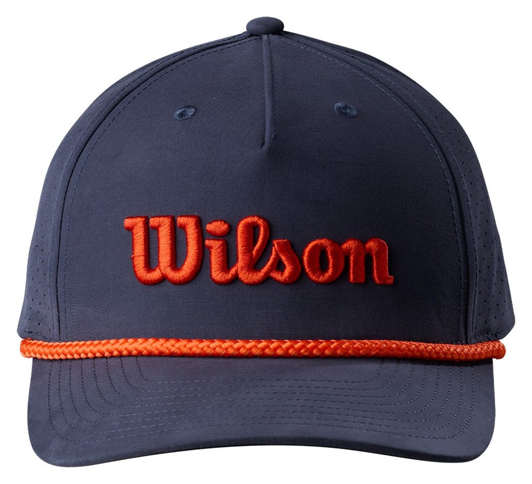 Wilson Rope cap 2026 gorra, marino/naranja