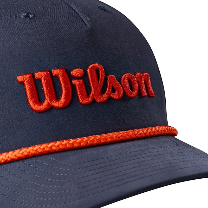 Wilson Rope cap 2026 gorra, marino/naranja
