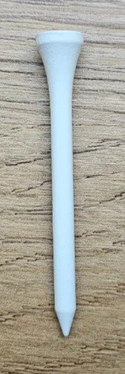 Golf Brothers tees (bambú), blanco, 70mm, pack de 50 unidades