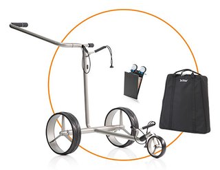 JuStar Silver carrito eléctrico de golf, stříbrná