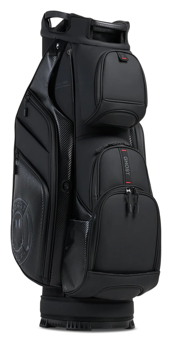 Ghost Golf GT-14 Ronin cart bag, negro/cromo