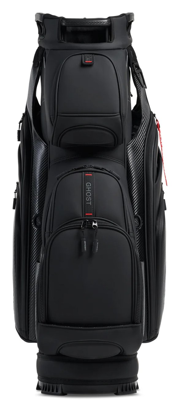 Ghost Golf GT-14 Ronin cart bag, negro/cromo