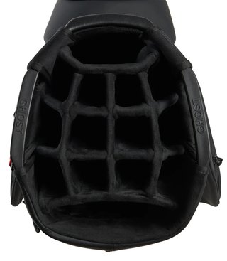 Ghost Golf GT-14 Ronin cart bag, negro/cromo