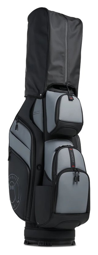 Ghost Golf GT-14 Kovert Ops cart bag, negro/gris